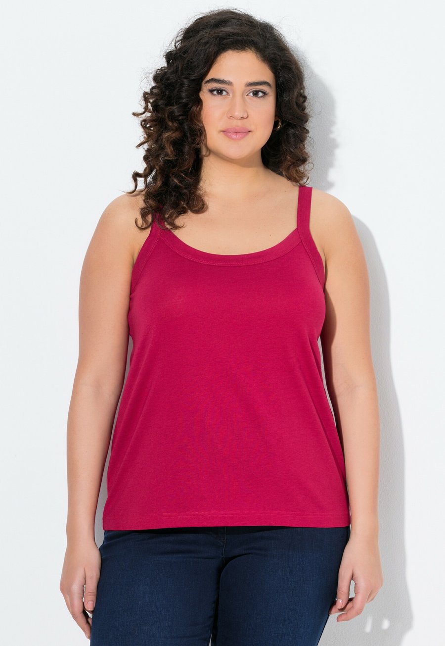 Топ Ulla Popken Top, Dark Raspberry/Dark Red
Топ Ulla Popken Top, Dark Raspberry/Dark Red