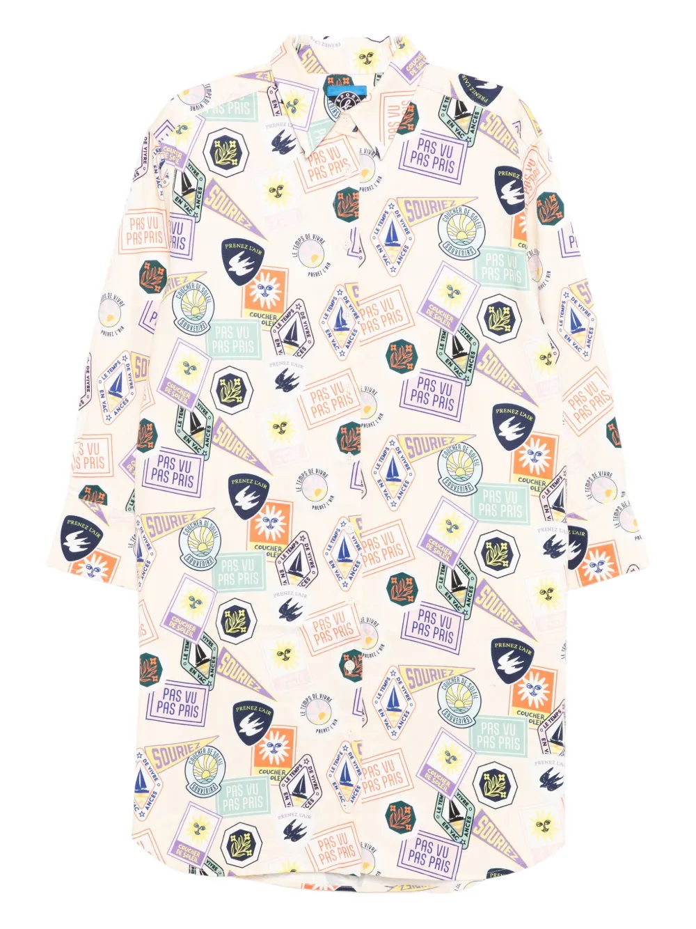 Платье с графичным принтом SPORT b. by agnès b., нейтральный
Платье с графичным принтом SPORT b. by agnès b., нейтральный