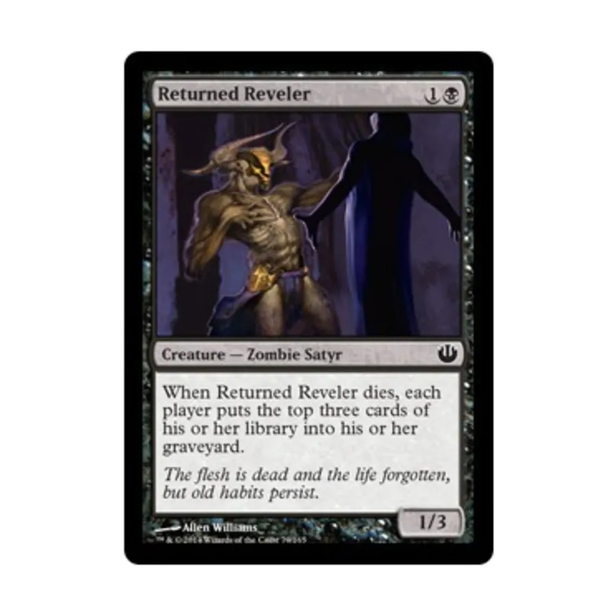 CCG Вернувшийся гуляка (клавиша C), MTG - Journey into Nyx
CCG Вернувшийся гуляка (клавиша C), MTG - Journey into Nyx