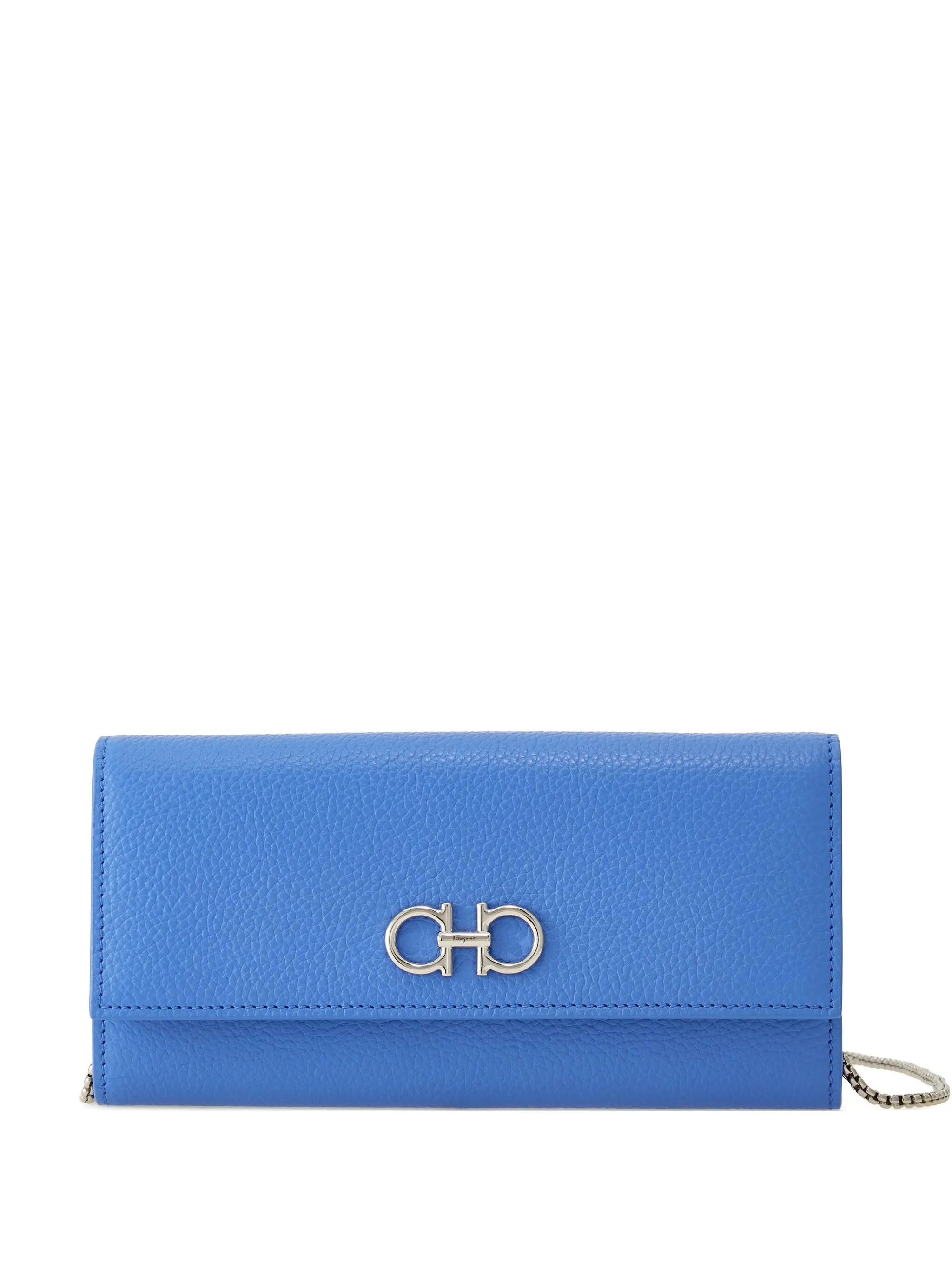 Кошелек с декором Gancini Ferragamo, синий
Кошелек с декором Gancini Ferragamo, синий