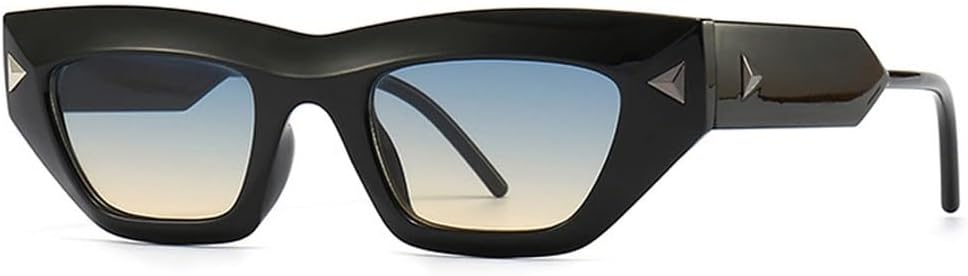 Модные солнцезащитные очки «кошачий глаз» для женщин, винтажные очки конфетных цветов, мужские солнцезащитные очки с заклепками и градиентным переходом цвета WNCKSQ, Black Blue Tea
Модные солнцезащитные очки «кошачий глаз» для женщин, винтажные очки конфетных цветов, мужские солнцезащитные очки с заклепками и градиентным переходом цвета WNCKSQ, Black Blue Tea