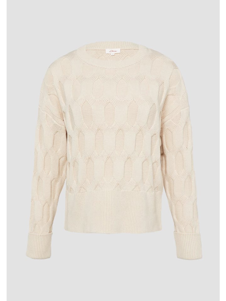 Вязаный свитер в цвете 81W9_бежевый s.Oliver
Вязаный свитер в цвете 81W9_бежевый s.Oliver