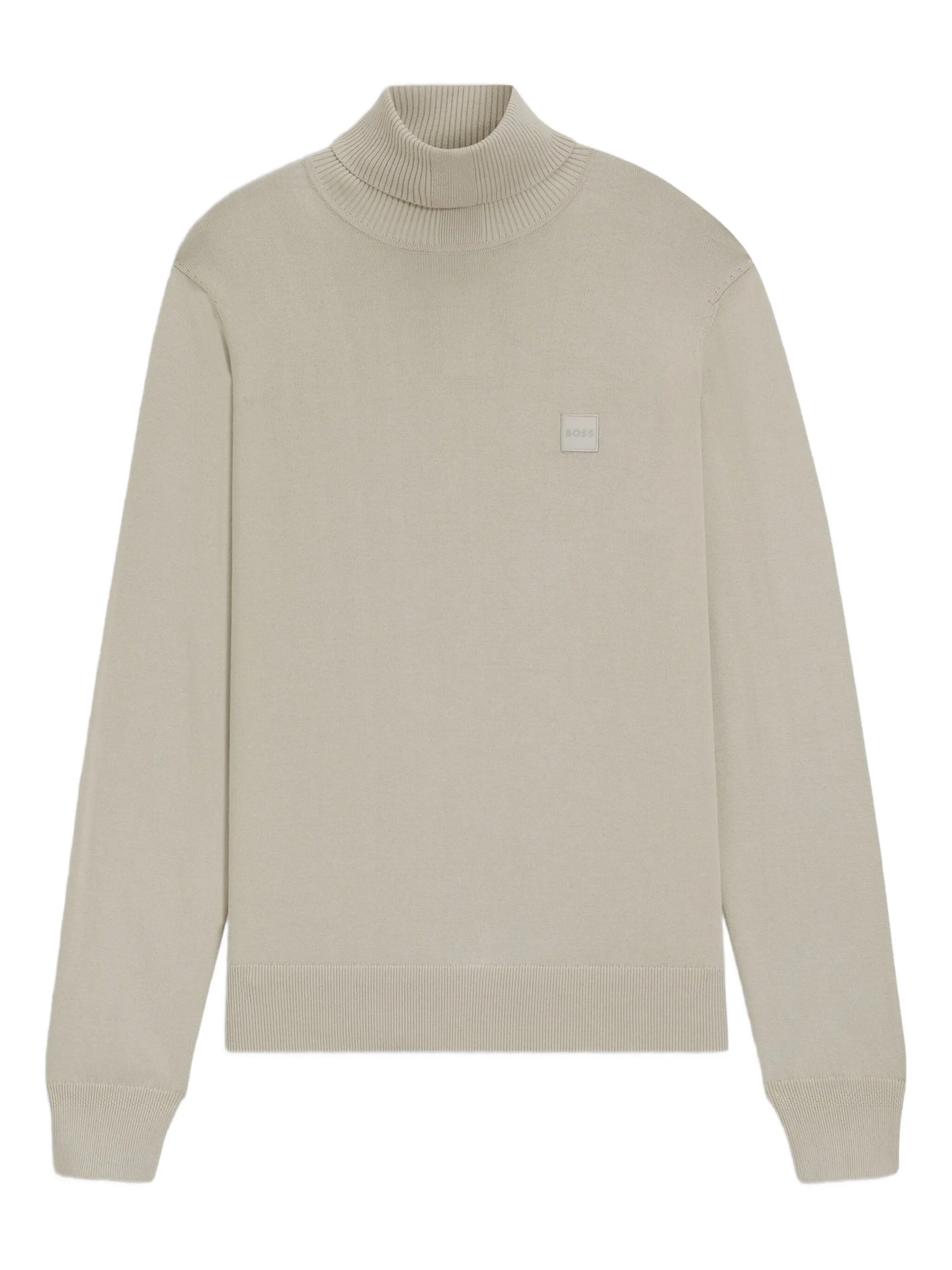 Свитер Akiro с высоким воротником и нашивкой-логотипом Boss, бежевый
Свитер Akiro с высоким воротником и нашивкой-логотипом Boss, бежевый