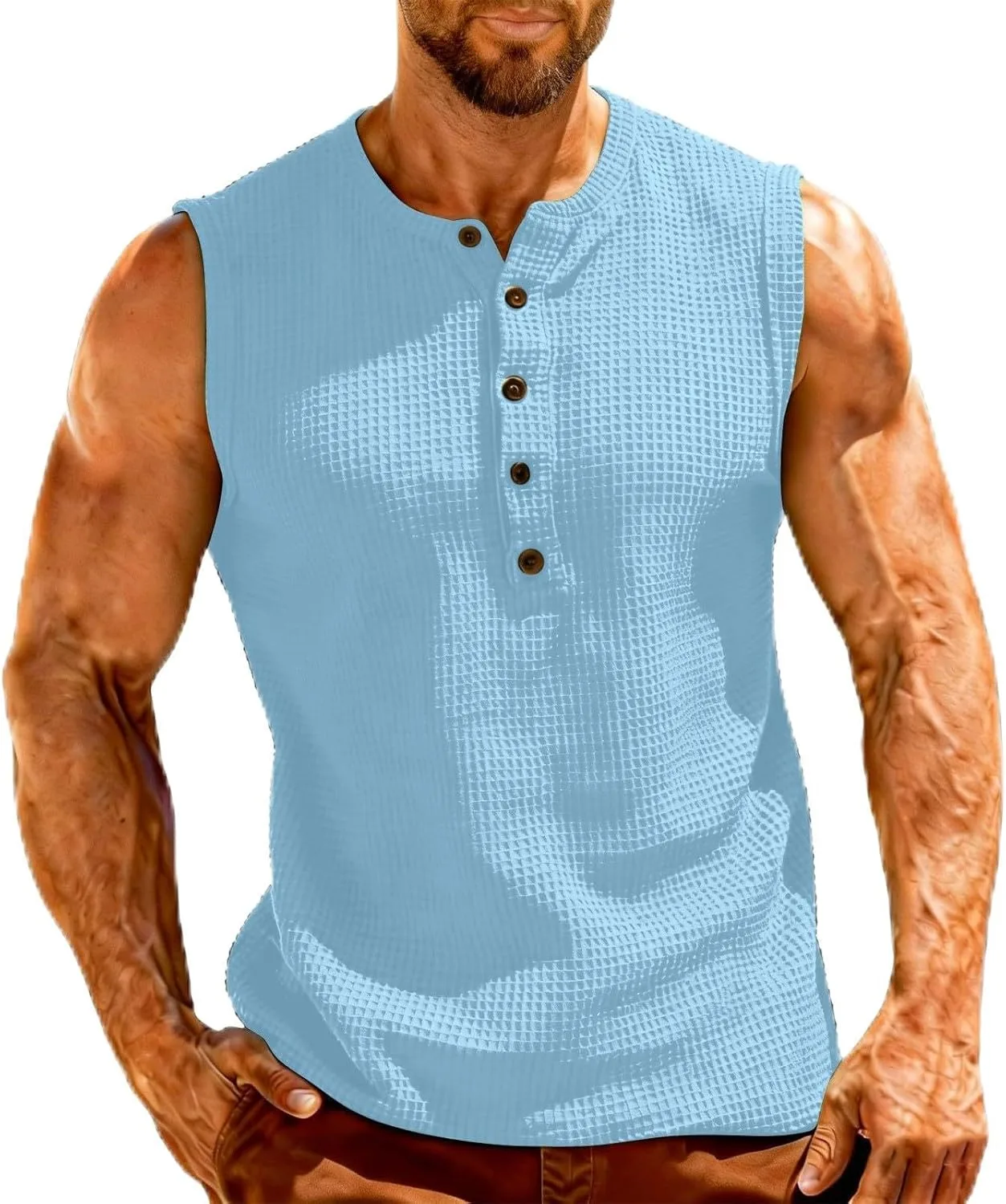 Футболка без рукавов для мужчин Vintage Waffle
Футболка без рукавов для мужчин Vintage Waffle