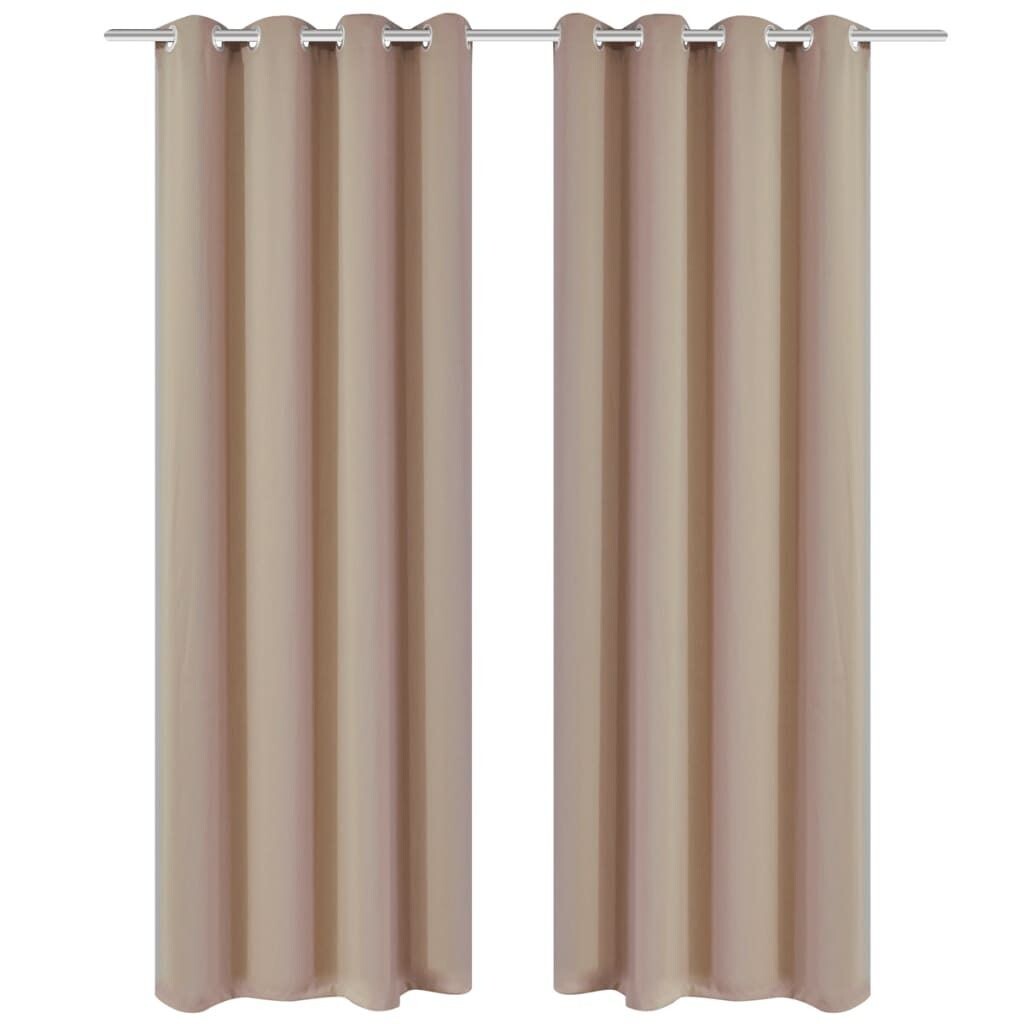 The Living Store плотные шторы 2 шт. с металлическими люверсами 135 х 175 см кремовый, бежевый
The Living Store плотные шторы 2 шт. с металлическими люверсами 135 х 175 см кремовый, бежевый