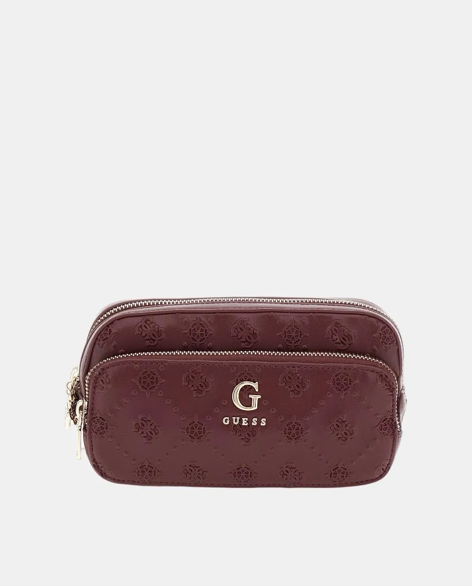 Косметичка с двойной молнией Guess, бордовый
Косметичка с двойной молнией Guess, бордовый