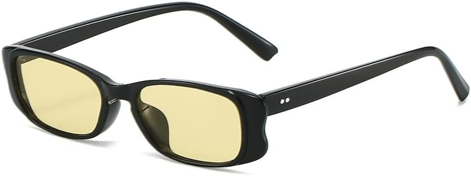 Солнцезащитные очки UV400 с защитой от УФ-излучения — маленькая оправа в стиле панк с заклепками, подходят для женщин и мужчин, для бега и занятий спортом на открытом воздухе UYPTK, Black Yellow
Солнцезащитные очки UV400 с защитой от УФ-излучения — маленькая оправа в стиле панк с заклепками, подходят для женщин и мужчин, для бега и занятий спортом на открытом воздухе UYPTK, Black Yellow