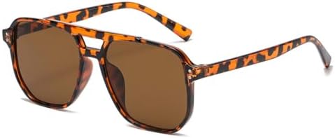 Классические большие солнцезащитные очки для женщин, винтажные, с двойными линзами, желто-оранжевые линзы, конфетные цвета, защита от УФ-излучения UV400 MTZJH, Leopard Tea
Классические большие солнцезащитные очки для женщин, винтажные, с двойными линзами, желто-оранжевые линзы, конфетные цвета, защита от УФ-излучения UV400 MTZJH, Leopard Tea