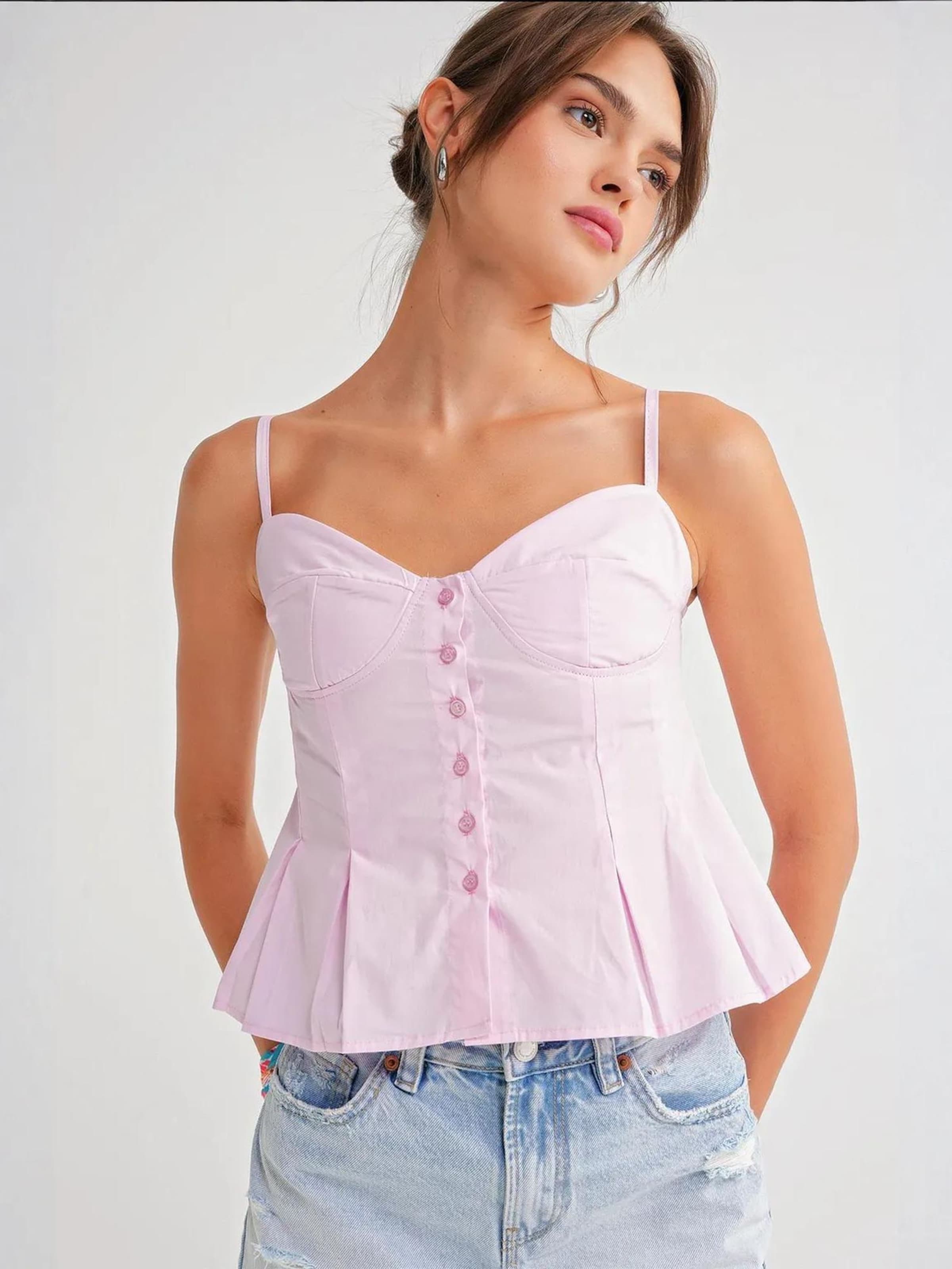 MixRay Топ в пастельно-розовом цвете
MixRay Топ в пастельно-розовом цвете