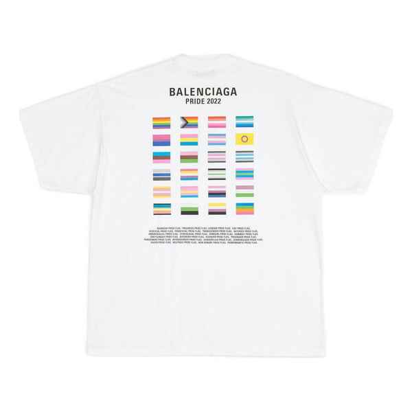 Футболка pride 22 oversized cotton t-shirt 'white black' Balenciaga, белый
Футболка pride 22 oversized cotton t-shirt 'white black' Balenciaga, белый