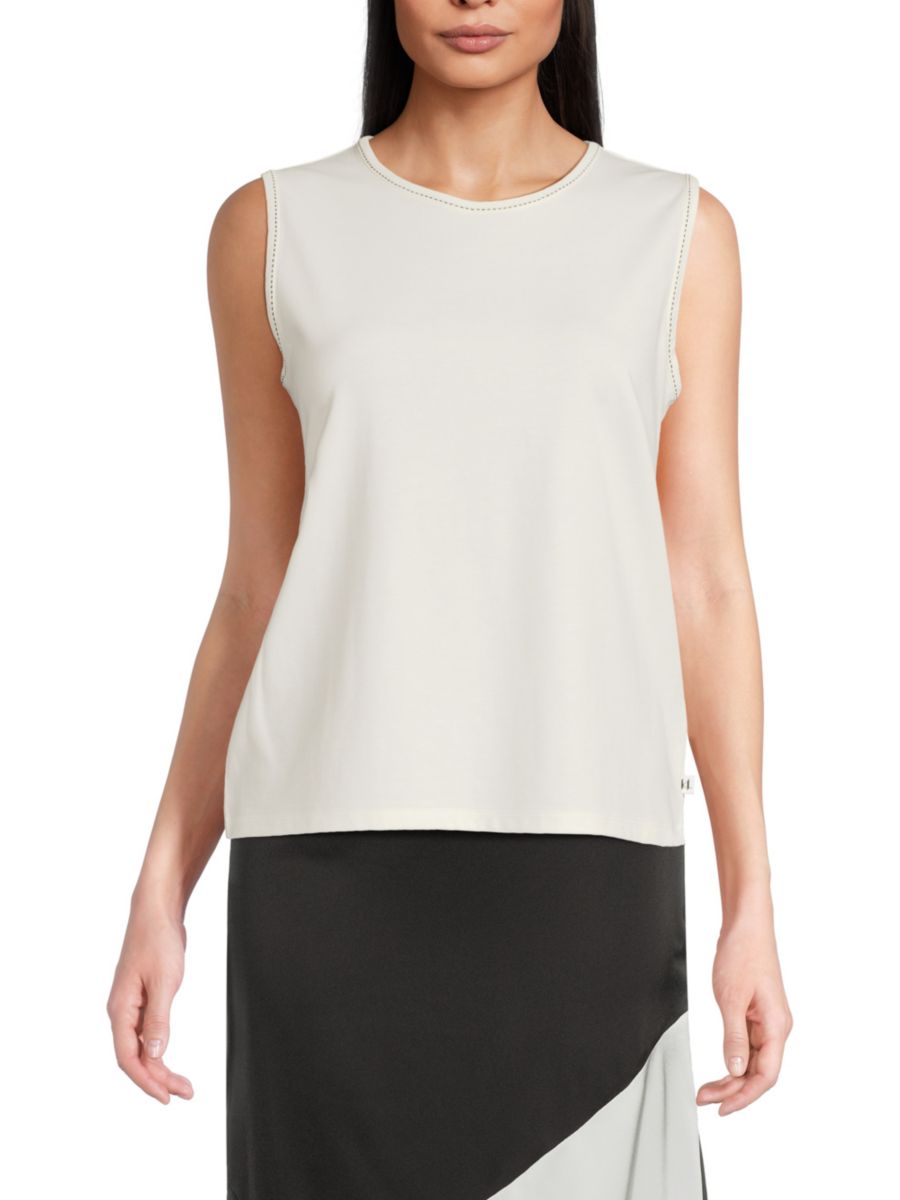 Майка без рукавов с застежкой на пуговицы сзади Karl Lagerfeld Paris, мягкий белый
Майка без рукавов с застежкой на пуговицы сзади Karl Lagerfeld Paris, мягкий белый