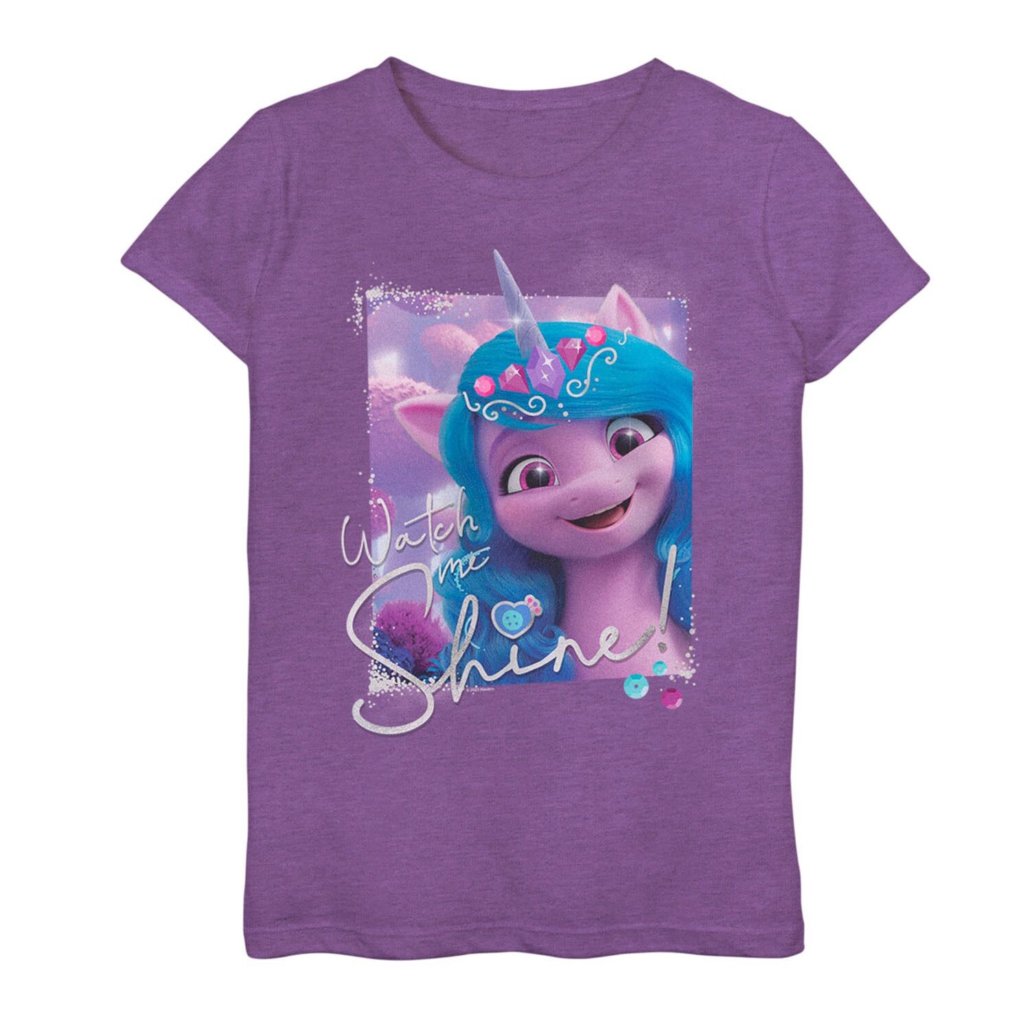 Футболка с блестящим рисунком My Little Pony для девочек 7–16 лет Licensed Character
Футболка с блестящим рисунком My Little Pony для девочек 7–16 лет Licensed Character