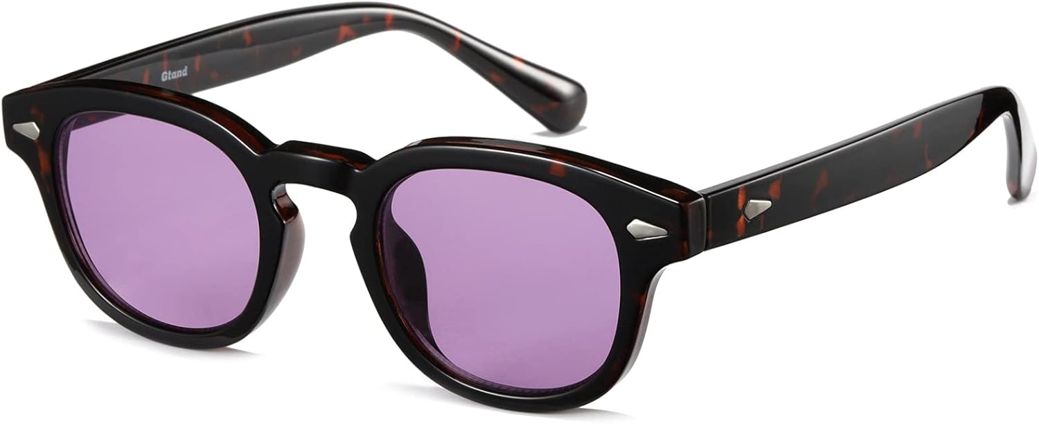 Солнцезащитные очки Gtand Unisex в винтажном ретро-стиле круглой формы с тонировкой для мужчин и женщин, модные круглые солнцезащитные очки 46 мм, C18 Tortoise Frame/Purple Tinted Lens
Солнцезащитные очки Gtand Unisex в винтажном ретро-стиле круглой формы с тонировкой для мужчин и женщин, модные круглые солнцезащитные очки 46 мм, C18 Tortoise Frame/Purple Tinted Lens