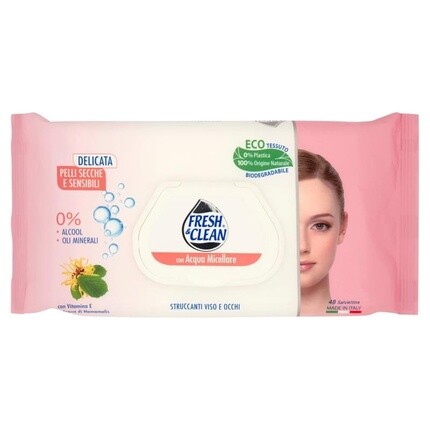 Салфетки для снятия макияжа Fresh Clean 48 шт для чувствительной кожи Fresh & Clean
Салфетки для снятия макияжа Fresh Clean 48 шт для чувствительной кожи Fresh & Clean
