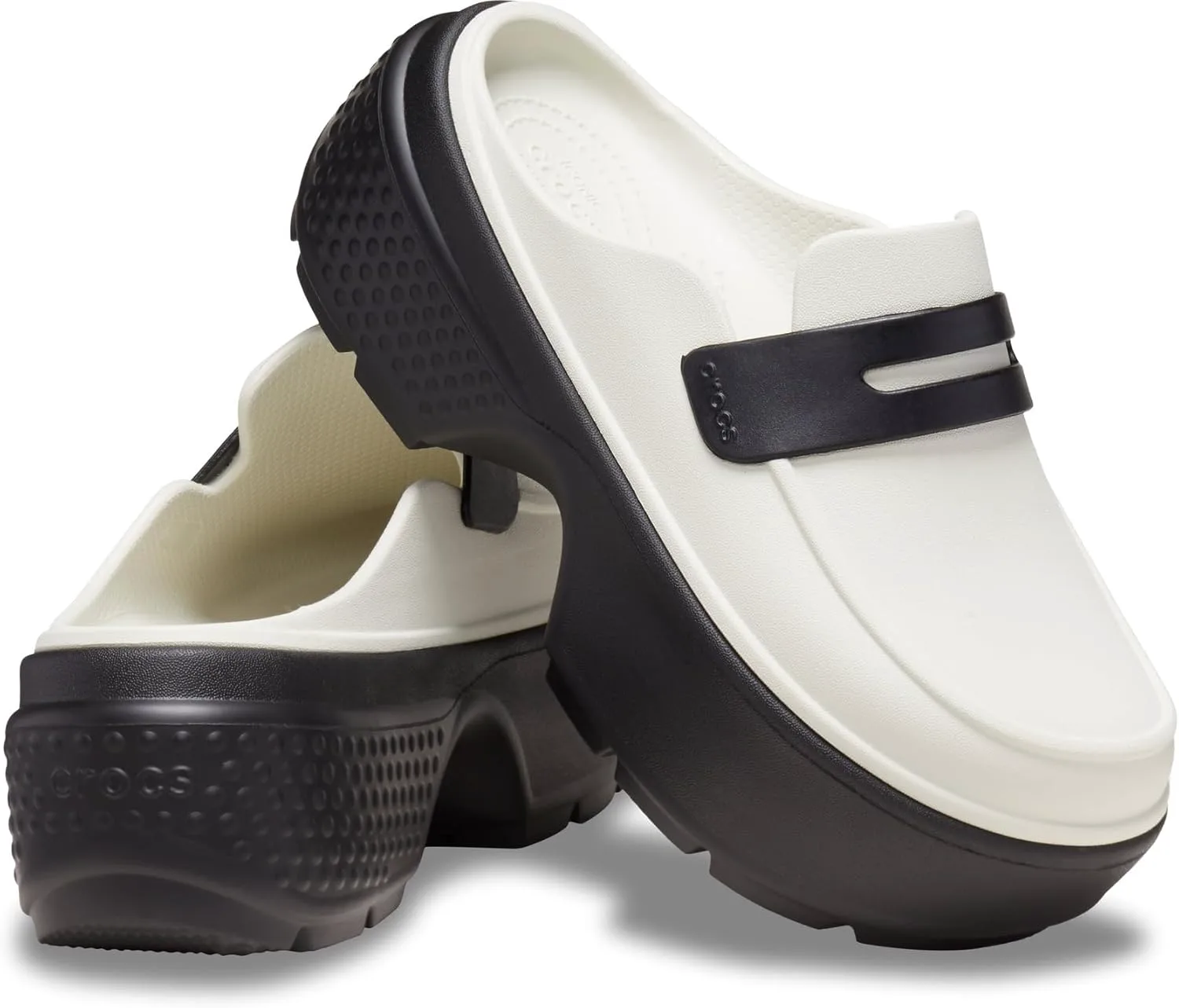 Унисекс-лоферы Crocs Stomp, черный
Унисекс-лоферы Crocs Stomp, черный