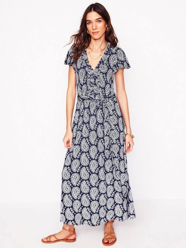 Чайное платье из джерси nicola paisley Boden, темно-синий
Чайное платье из джерси nicola paisley Boden, темно-синий