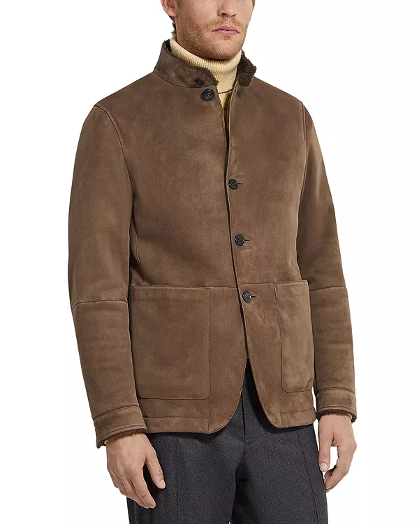 Куртка Shearling il conte Zegna, коричневый
Куртка Shearling il conte Zegna, коричневый