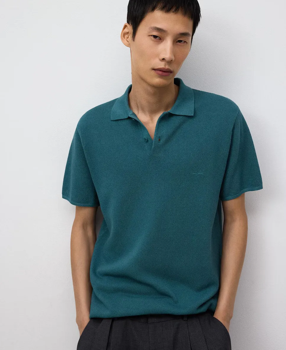 Мужской поло Regular Fit с фактурной вязкой Adolfo Dominguez, цвет Aguamarina
Мужской поло Regular Fit с фактурной вязкой Adolfo Dominguez, цвет Aguamarina