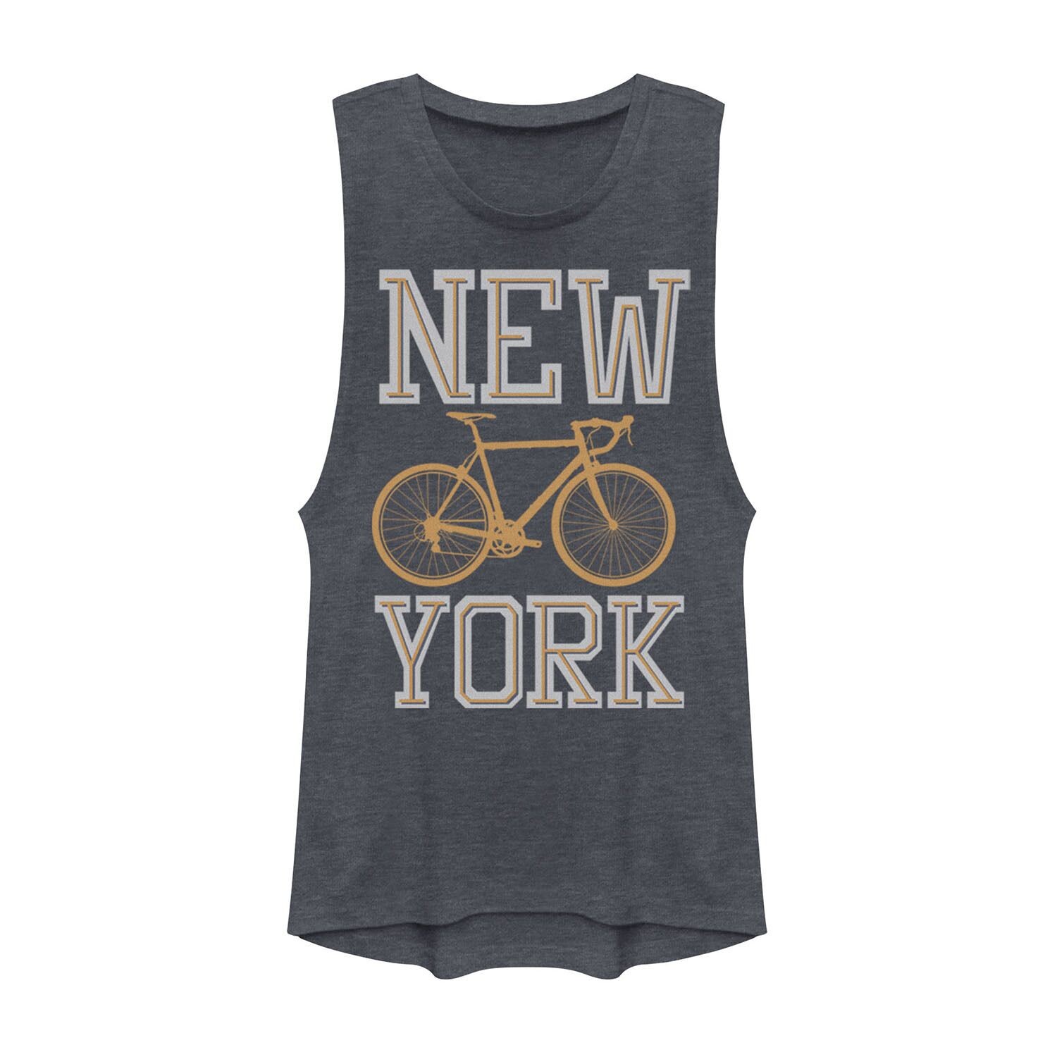 Футболка New York Orange Line с рисунком велосипеда и мускулами для юниоров
Футболка New York Orange Line с рисунком велосипеда и мускулами для юниоров