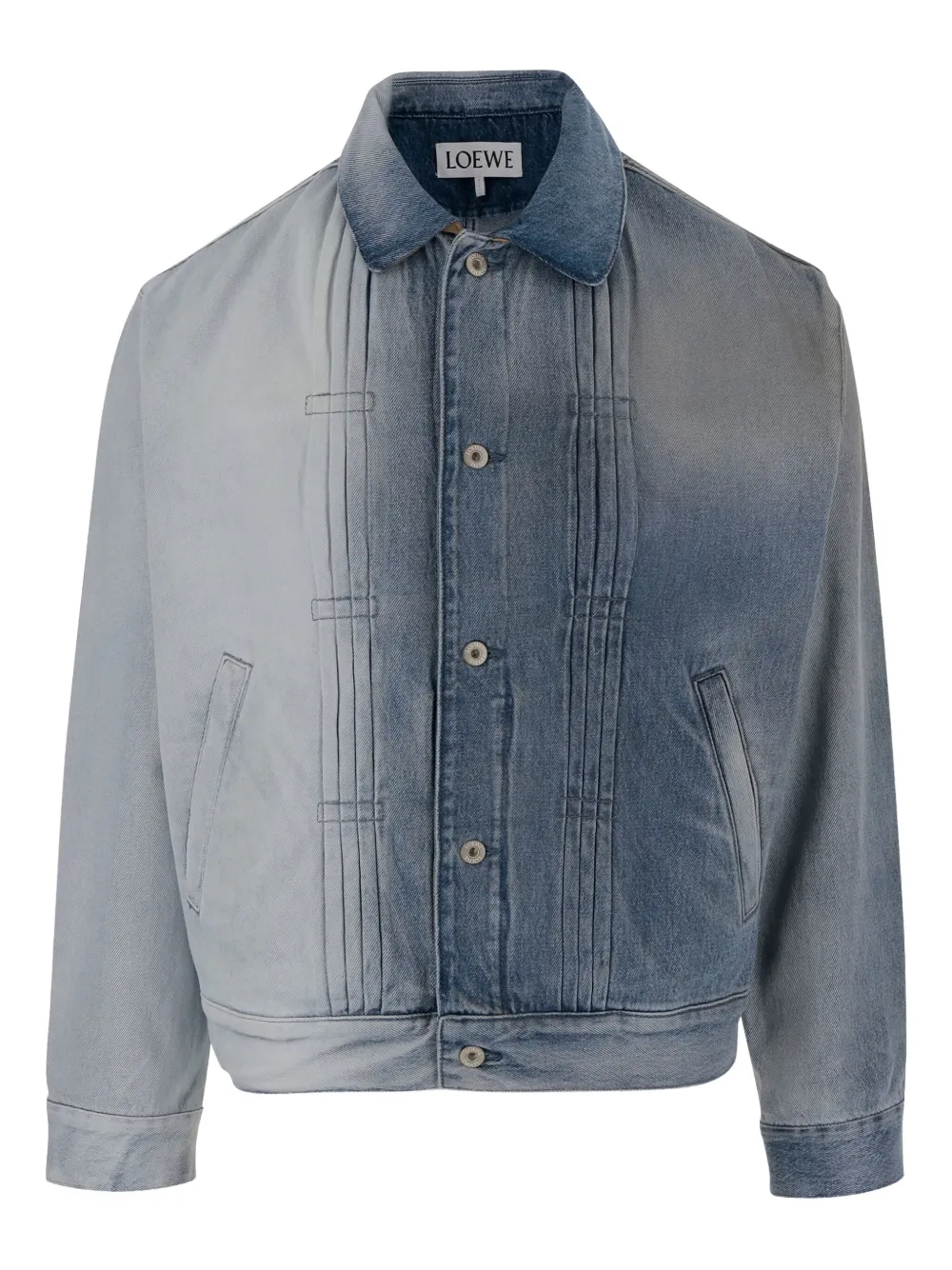 Джинсовая куртка с эффектом градиента LOEWE, синий 
Джинсовая куртка с эффектом градиента LOEWE, синий