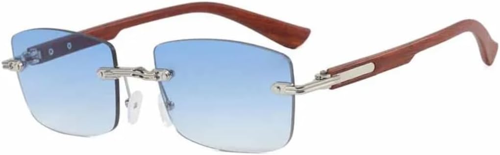 Солнцезащитные очки с защитой UV400 | Без оправы, прозрачные, в стиле панк | для женщин и мужчин, для занятий спортом на открытом воздухе и вождения DSVIGF, Brown Blue
Солнцезащитные очки с защитой UV400 | Без оправы, прозрачные, в стиле панк | для женщин и мужчин, для занятий спортом на открытом воздухе и вождения DSVIGF, Brown Blue