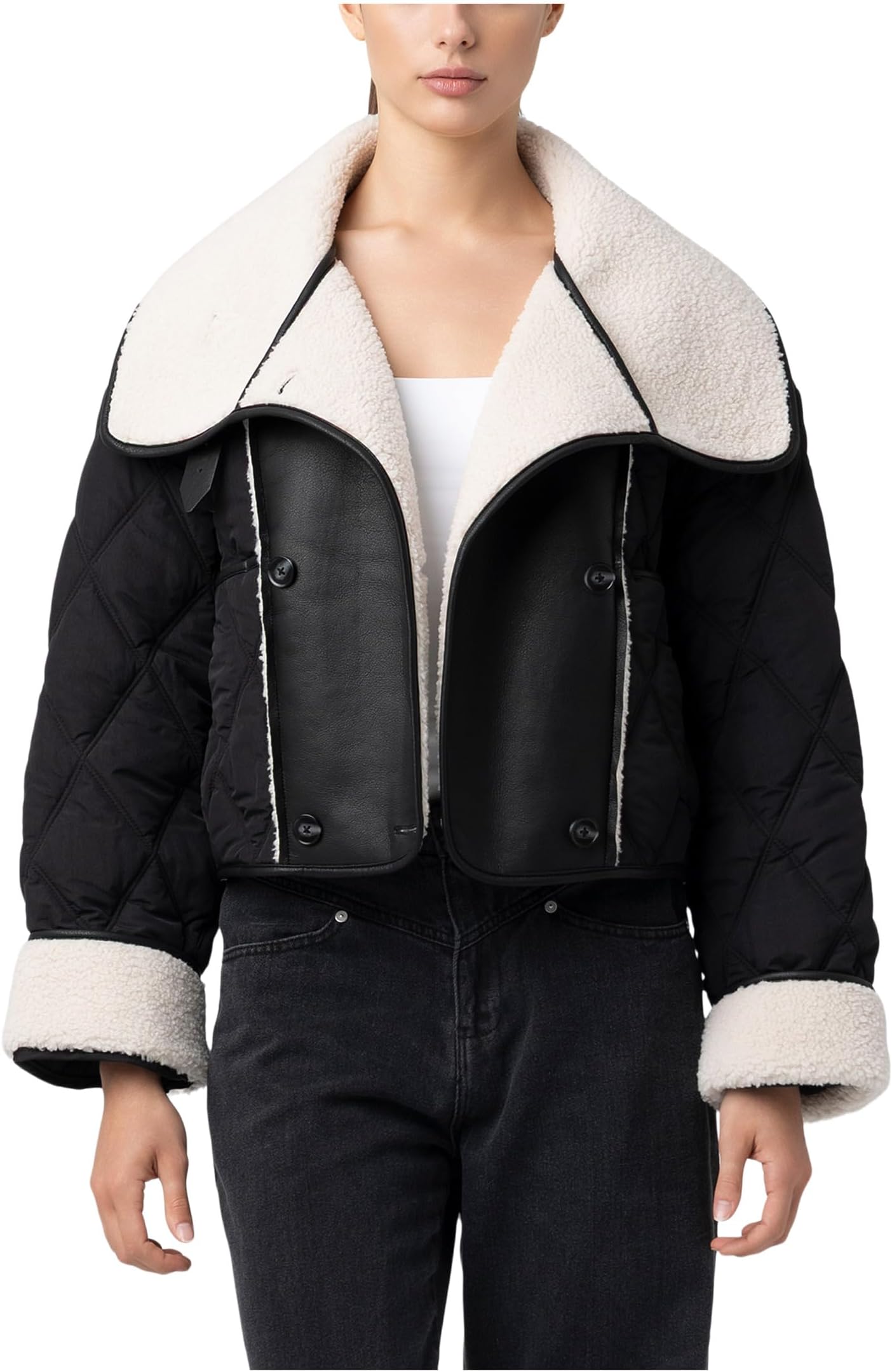 Женская стеганая куртка из шерпы Blank NYC, Second Wind
Женская стеганая куртка из шерпы Blank NYC, Second Wind