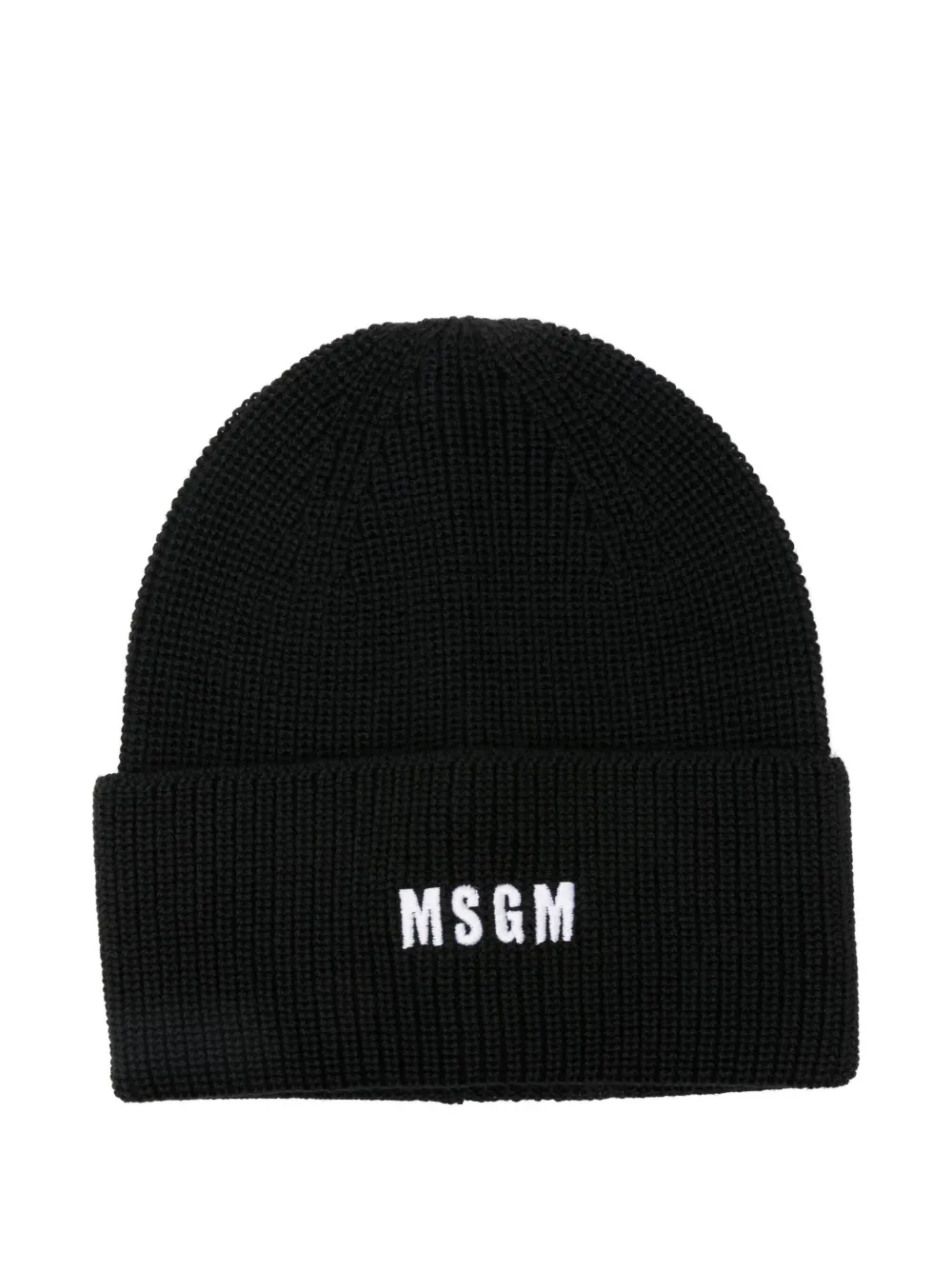 Ребристая шапка с вышитым логотипом MSGM, черный
Ребристая шапка с вышитым логотипом MSGM, черный