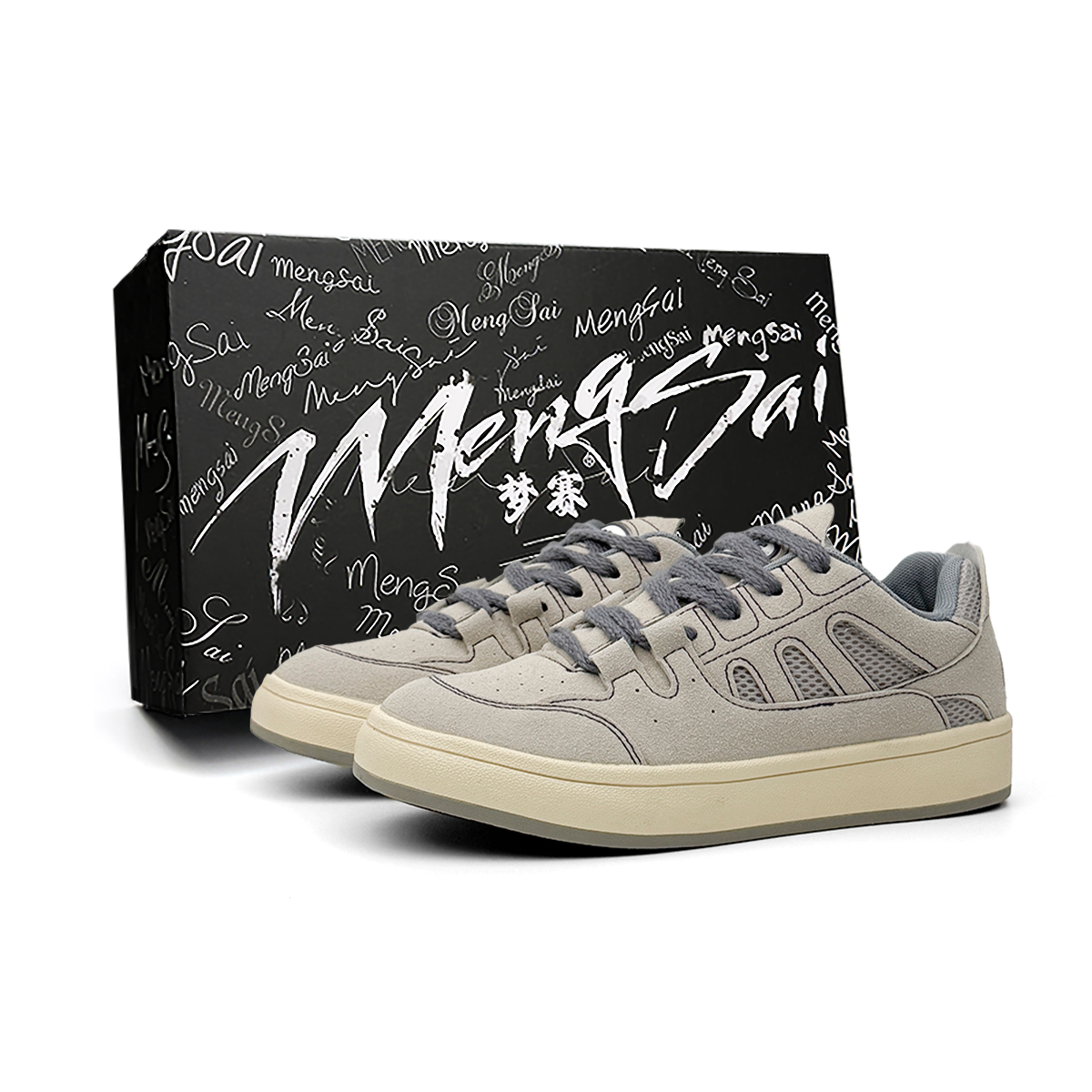 Mengsai Низкие, амортизирующие, износостойкие мужские кроссовки для скейтбординга серого цвета
Mengsai Низкие, амортизирующие, износостойкие мужские кроссовки для скейтбординга серого цвета