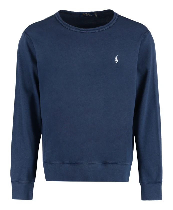 Хлопковая футболка с вышитым логотипом Polo Ralph Lauren, синий
Хлопковая футболка с вышитым логотипом Polo Ralph Lauren, синий