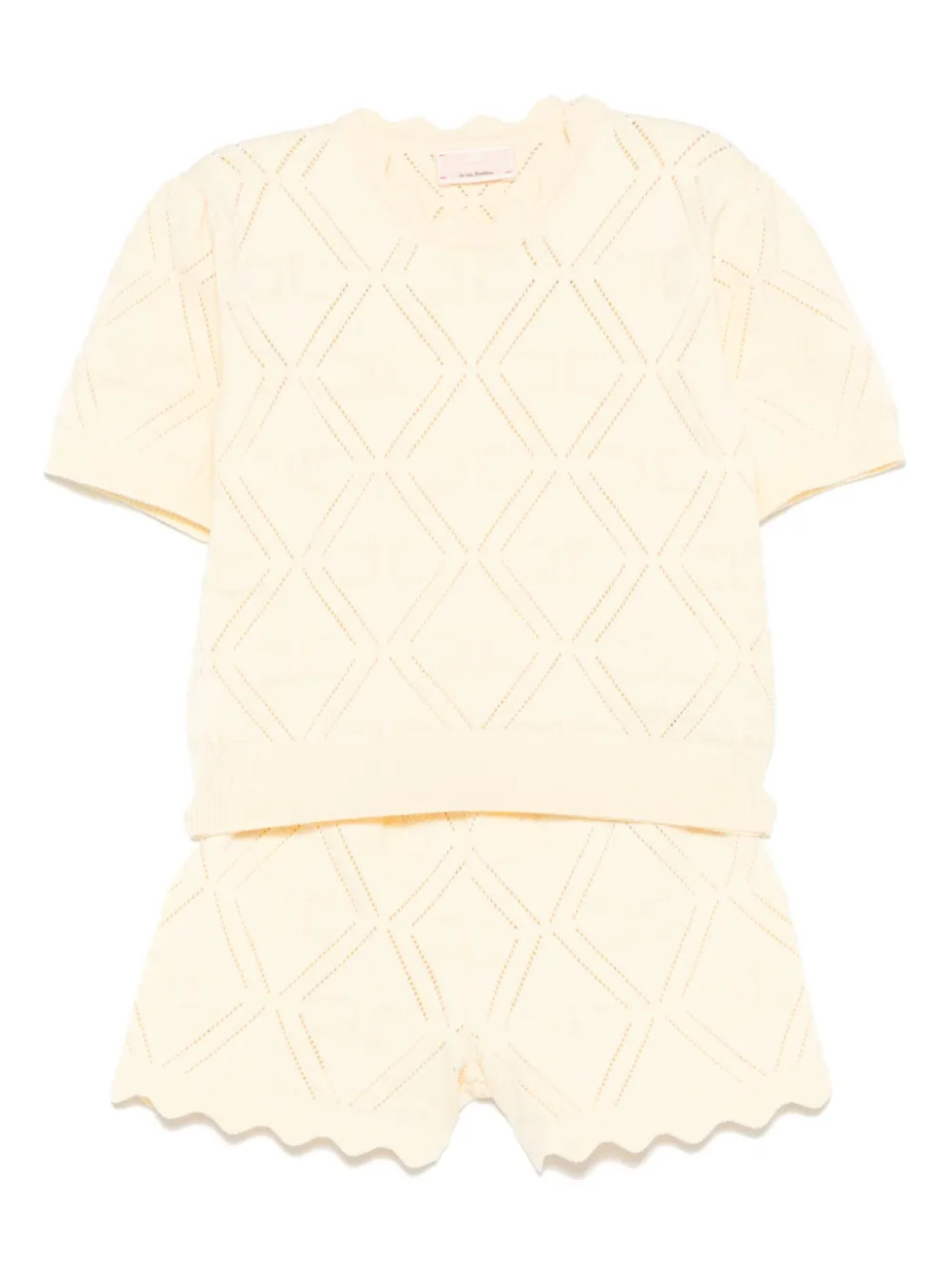 Трикотажный комплект из топа и шортов Elisabetta Franchi La Mia Bambina, желтый
Трикотажный комплект из топа и шортов Elisabetta Franchi La Mia Bambina, желтый