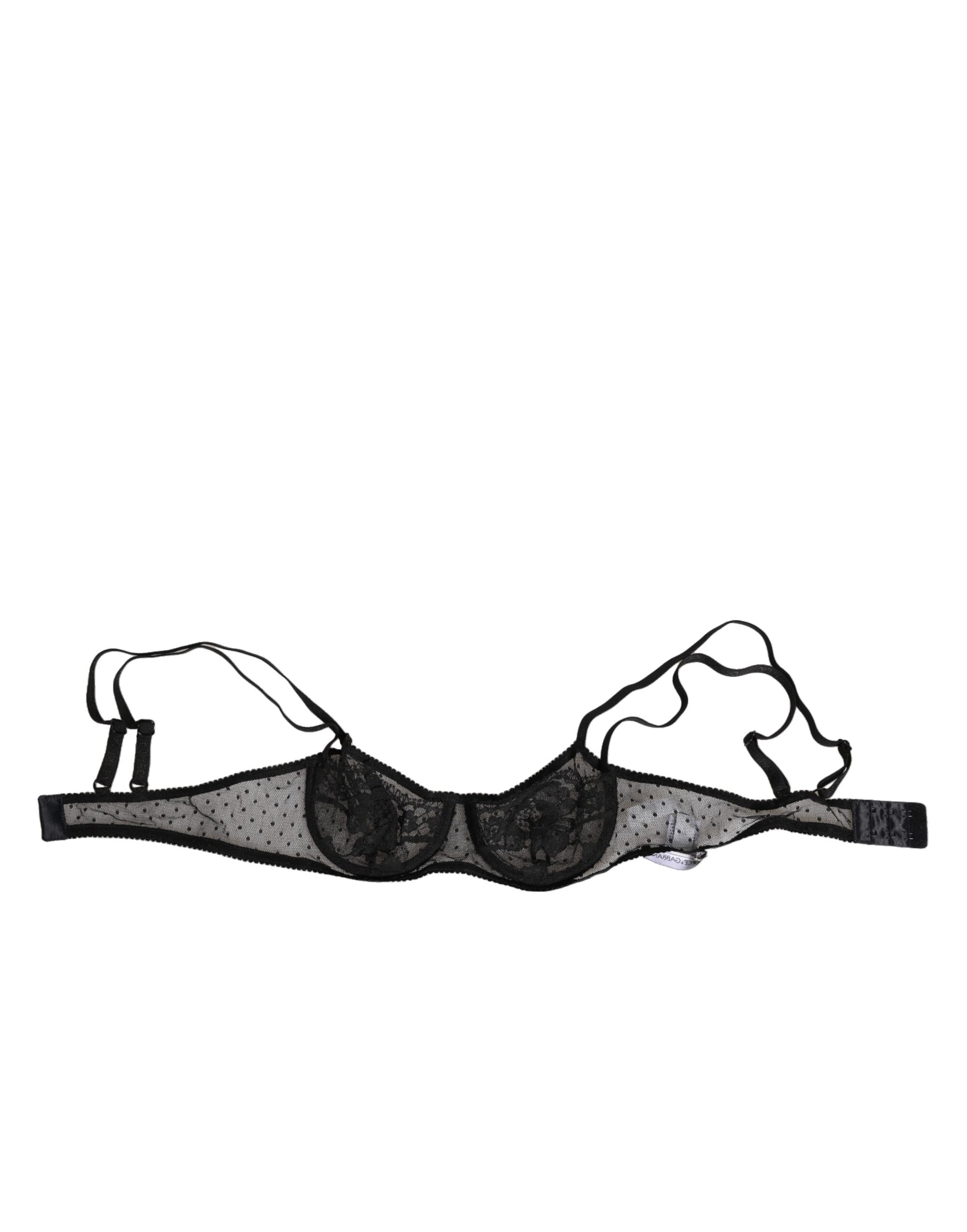 Черное нижнее белье с цветочным принтом и бюстгальтером-балконетом на косточках Dolce & Gabbana, черный
Черное нижнее белье с цветочным принтом и бюстгальтером-балконетом на косточках Dolce & Gabbana, черный