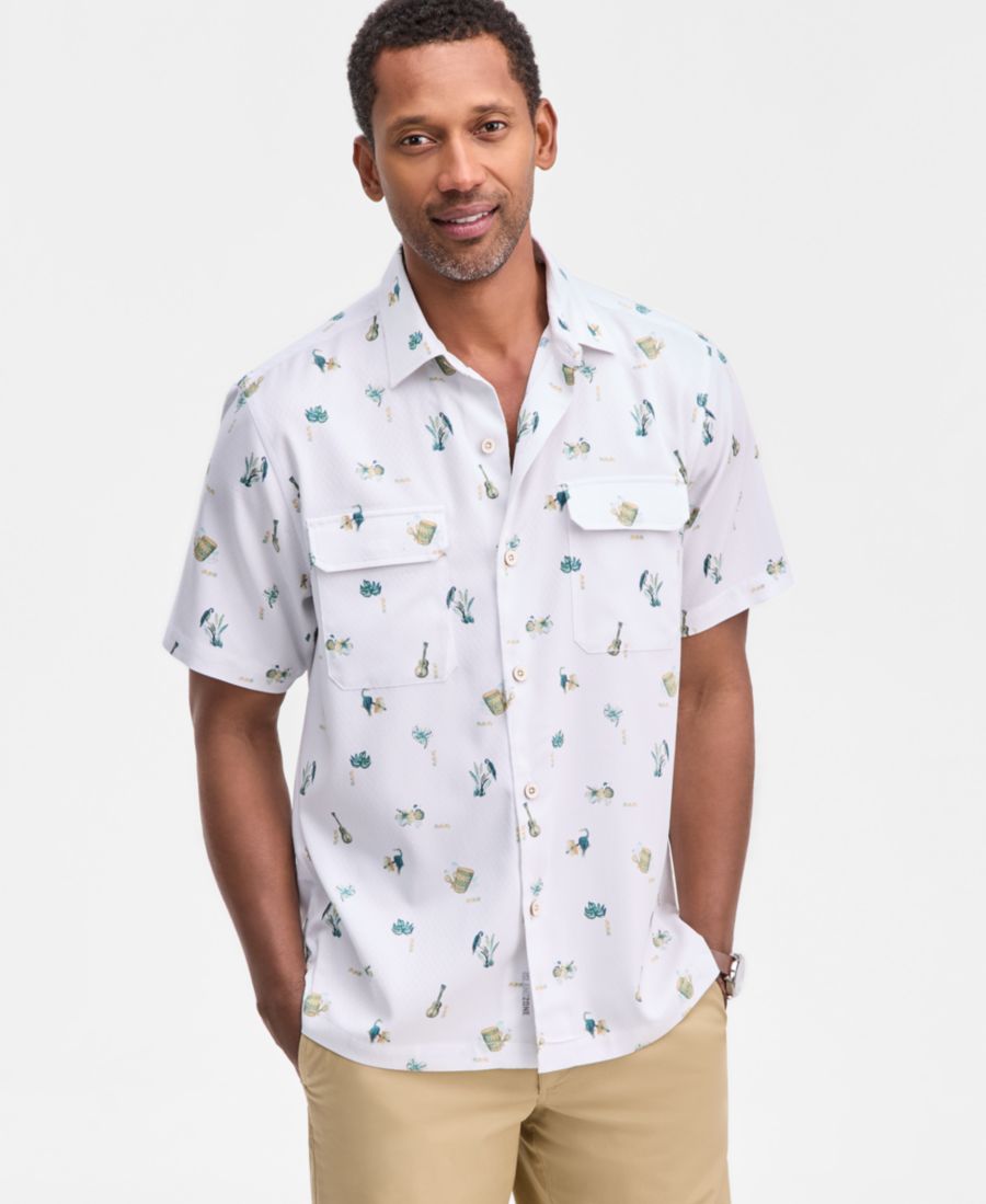 Мужская рубашка Coastal Ease Petite Tropics с принтом Tommy Bahama, White
Мужская рубашка Coastal Ease Petite Tropics с принтом Tommy Bahama, White