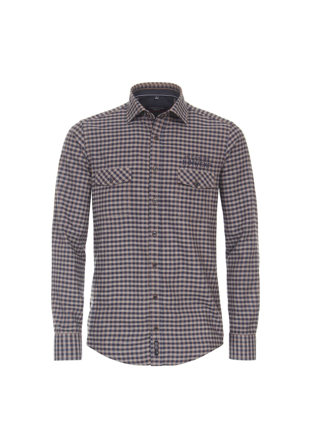 Мужская фланелевая рубашка повседневного кроя в клетку CASAMODA, темно-синий
Мужская фланелевая рубашка повседневного кроя в клетку CASAMODA, темно-синий