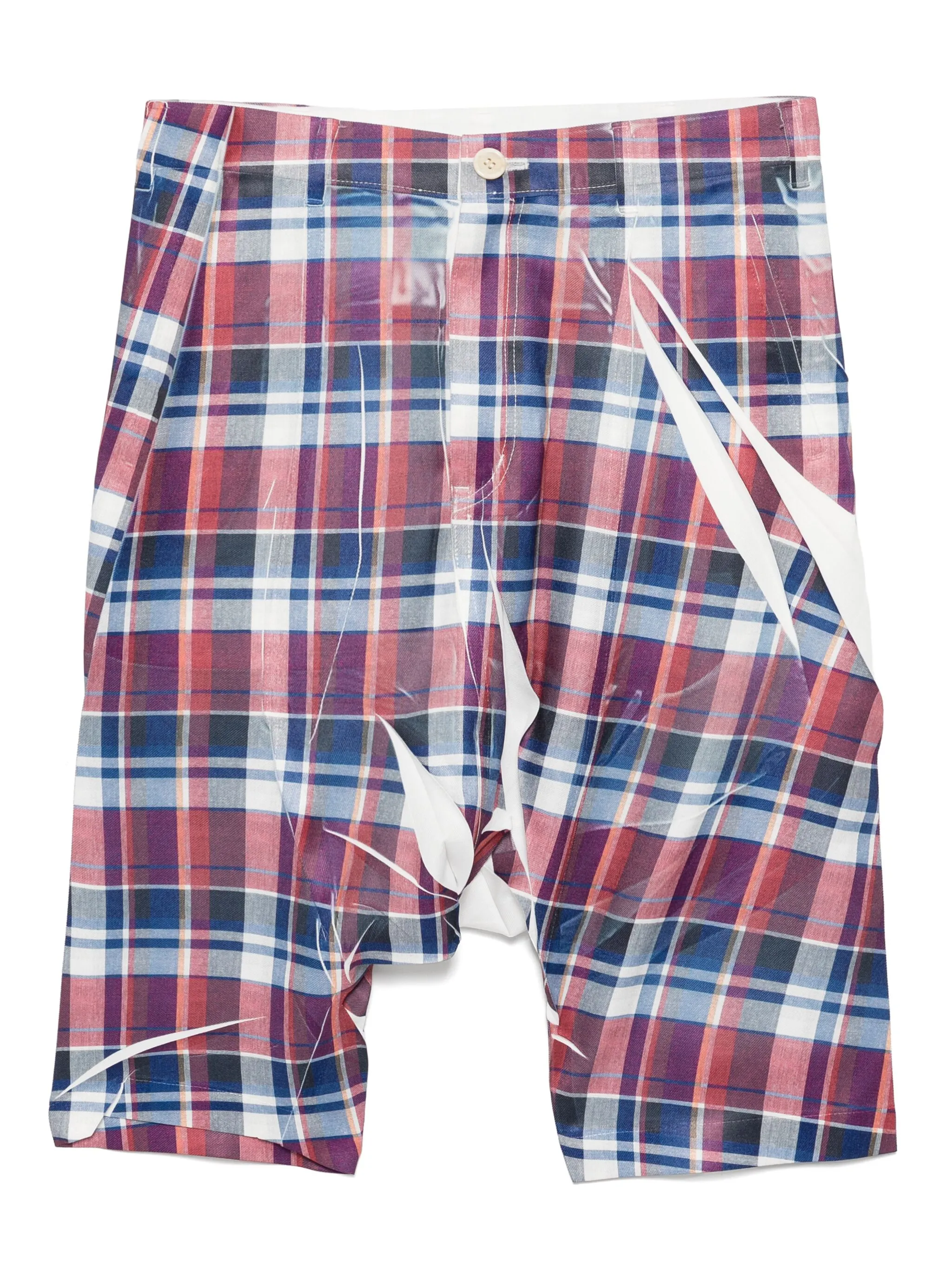 Твиловые шорты в клетку Comme Des Garçons Shirt, красный
Твиловые шорты в клетку Comme Des Garçons Shirt, красный