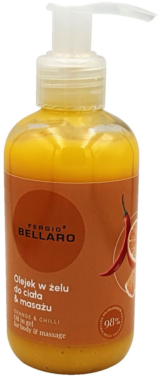 Fergio Bellaro, Масло для тела и массажа в геле, Апельсин и перец чили, 170 мл Inna Marka
Fergio Bellaro, Масло для тела и массажа в геле, Апельсин и перец чили, 170 мл Inna Marka
