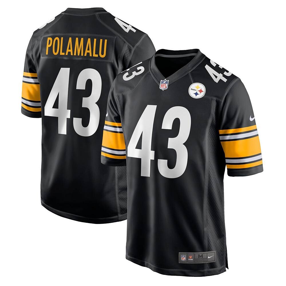 Мужское джерси Nike Troy Polamalu Black Pittsburgh Steelers Retired Player Game Джерси, цвет Stl Black
Мужское джерси Nike Troy Polamalu Black Pittsburgh Steelers Retired Player Game Джерси, цвет Stl Black