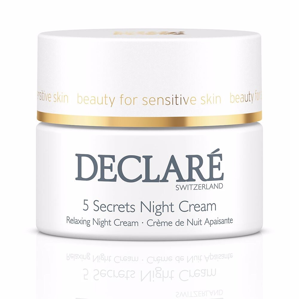 Увлажняющий крем для ухода за лицом 5 secrets night cream Declaré, 50 мл
Увлажняющий крем для ухода за лицом 5 secrets night cream Declaré, 50 мл