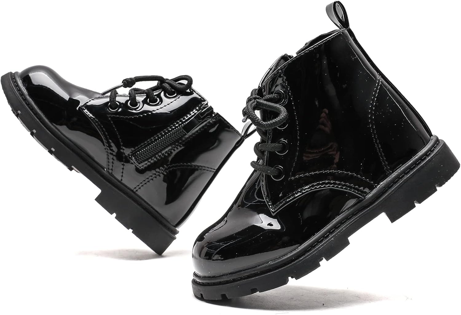 Детские ботинки для мальчиков и девочек яркого цвета со шнуровкой, ботинки на щиколотку с боковой молнией Mybozz, Black-T6629
Детские ботинки для мальчиков и девочек яркого цвета со шнуровкой, ботинки на щиколотку с боковой молнией Mybozz, Black-T6629