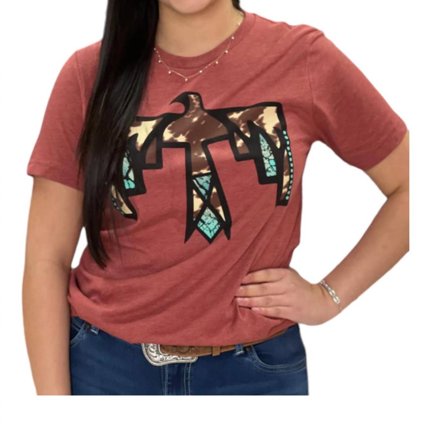 Футболка Thunderbird в бордовом цвете She Shed
Футболка Thunderbird в бордовом цвете She Shed