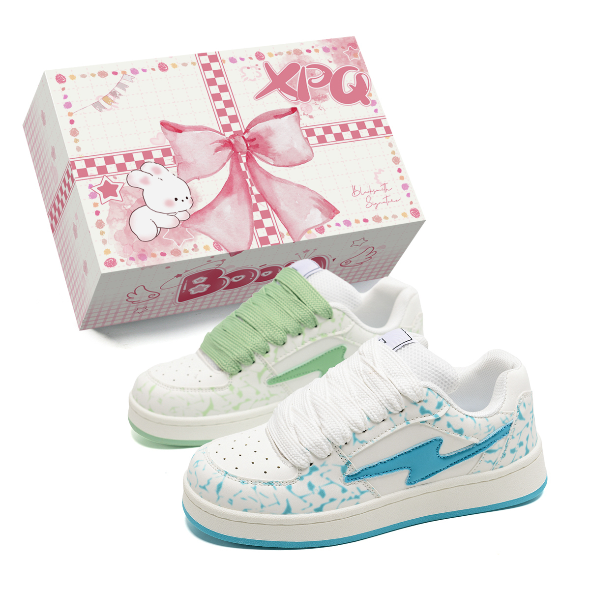 XPQ Износостойкие скейтерские кросcовки низкие унисекс сине-зеленые асимметричные (коробка), цвет Blue Green Mismatched (Box)
XPQ Износостойкие скейтерские кросcовки низкие унисекс сине-зеленые асимметричные (коробка), цвет Blue Green Mismatched (Box)