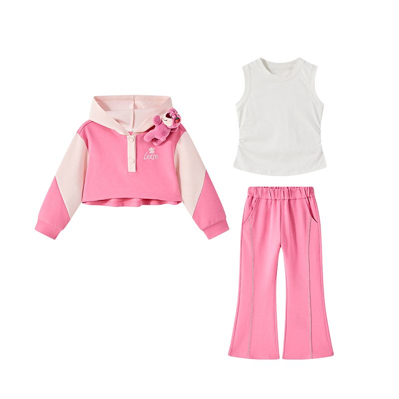 Набор из 3 предметов детской повседневной спортивной одежды Disney, розовый
Набор из 3 предметов детской повседневной спортивной одежды Disney, розовый