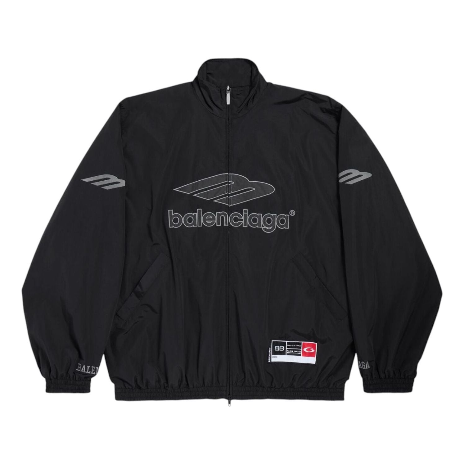 Спортивная куртка Balenciaga 3B Football Tracksuit Jacket, цвет 'Black'
Спортивная куртка Balenciaga 3B Football Tracksuit Jacket, цвет 'Black'