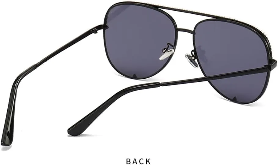 Ретро солнцезащитные очки с двойной перемычкой и стразами для женщин, большие солнцезащитные очки с градиентным переходом цвета в оправе для мужчин MTZJH, Gold Pink
Ретро солнцезащитные очки с двойной перемычкой и стразами для женщин, большие солнцезащитные очки с градиентным переходом цвета в оправе для мужчин MTZJH, Gold Pink