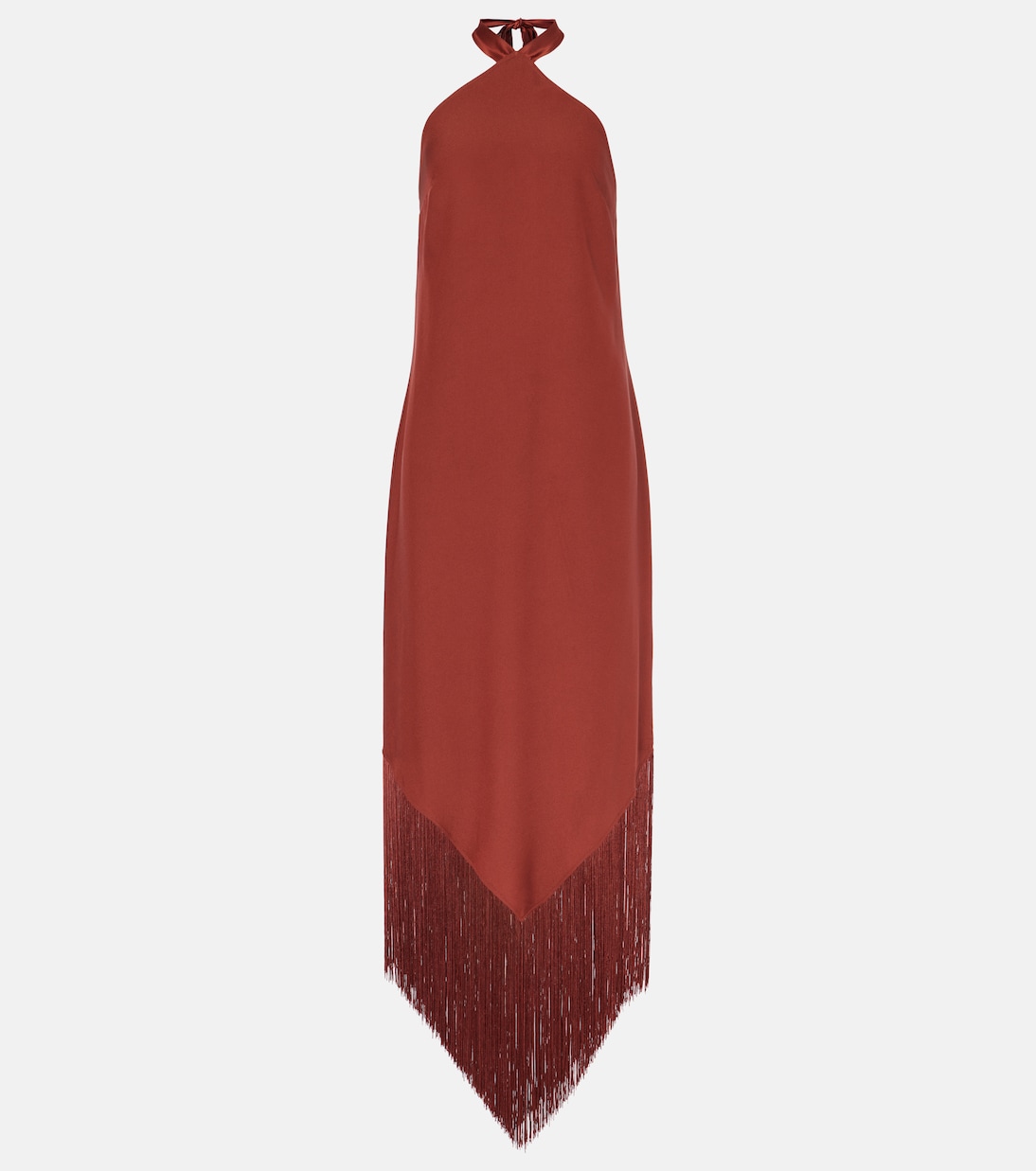 Платье макси из креп-кади с бахромой от Nina Taller Marmo, Canyon
Платье макси из креп-кади с бахромой от Nina Taller Marmo, Canyon