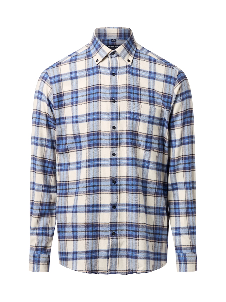 Рубашка на пуговицах классического кроя Andrew James, экрю
Рубашка на пуговицах классического кроя Andrew James, экрю