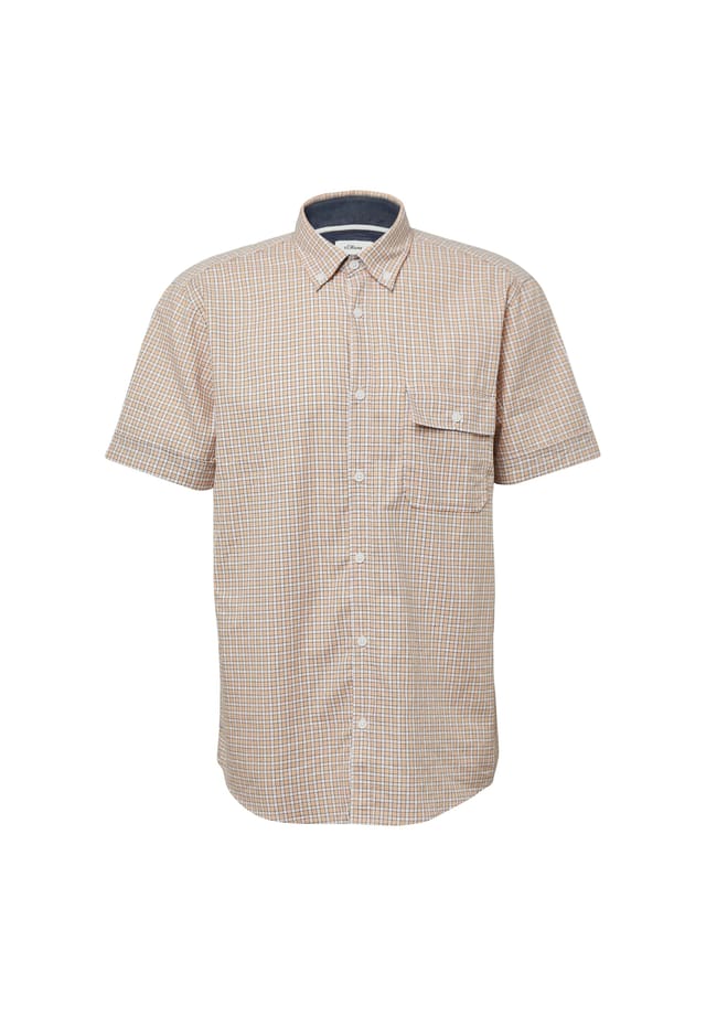 Повседневная рубашка обычного кроя с коротким рукавом и воротником на пуговицах S.Oliver, оранжевый
Повседневная рубашка обычного кроя с коротким рукавом и воротником на пуговицах S.Oliver, оранжевый