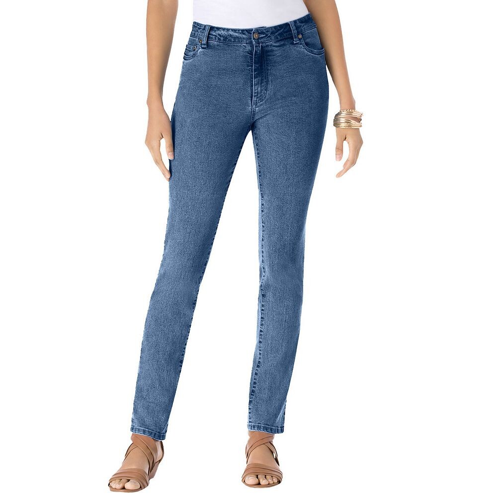 Женские невидимые эластичные джинсы-скинни Roaman больших размеров Iconic Roaman's, цвет Medium Wash
Женские невидимые эластичные джинсы-скинни Roaman больших размеров Iconic Roaman's, цвет Medium Wash