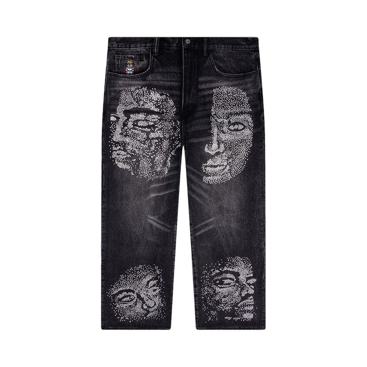 Джинсы KidSuper Rhinestone Face Jeans 'Black', черный
Джинсы KidSuper Rhinestone Face Jeans 'Black', черный