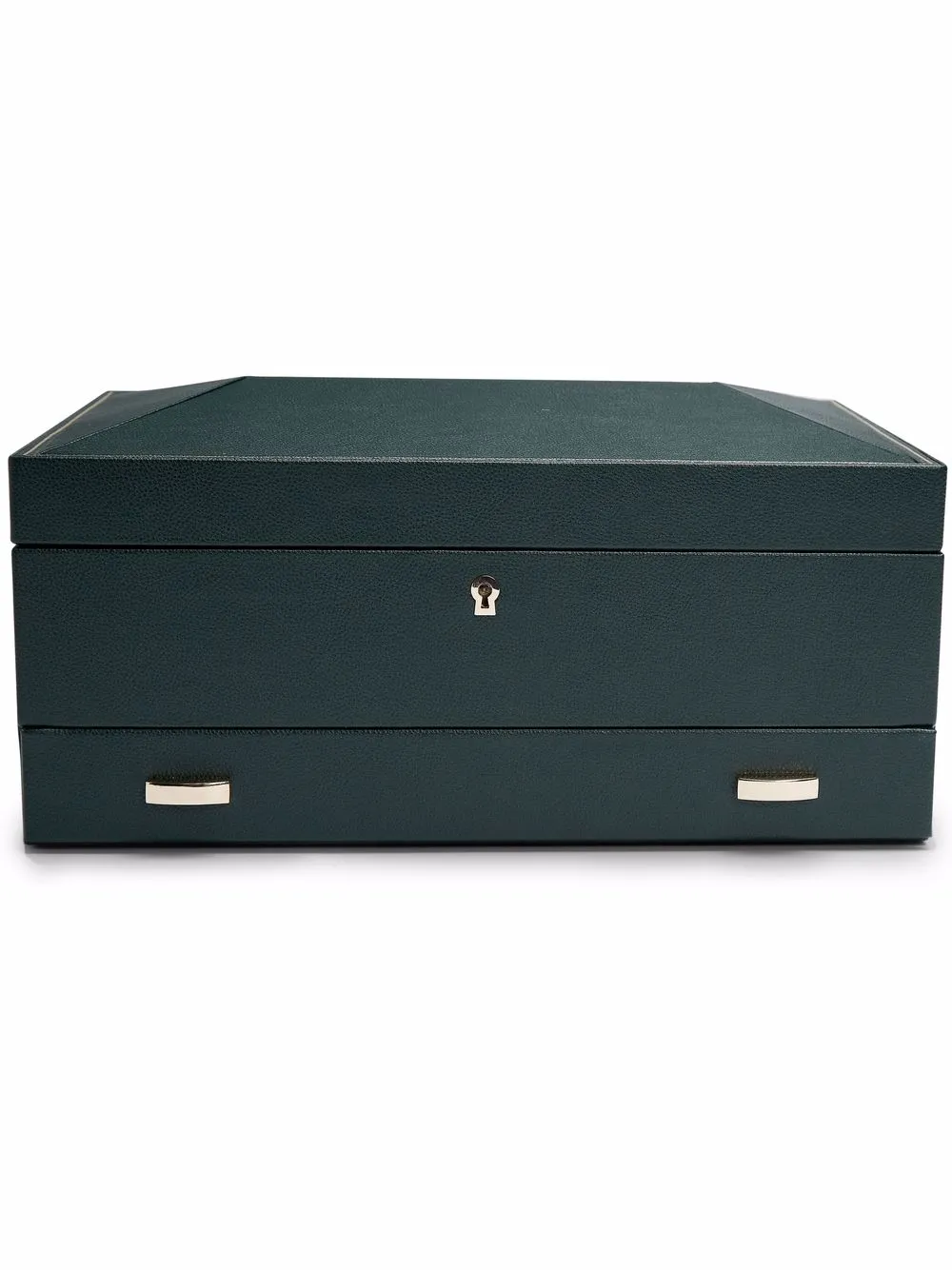 Шкатулка для 10 наручных часов Wolf, зеленый
Шкатулка для 10 наручных часов Wolf, зеленый