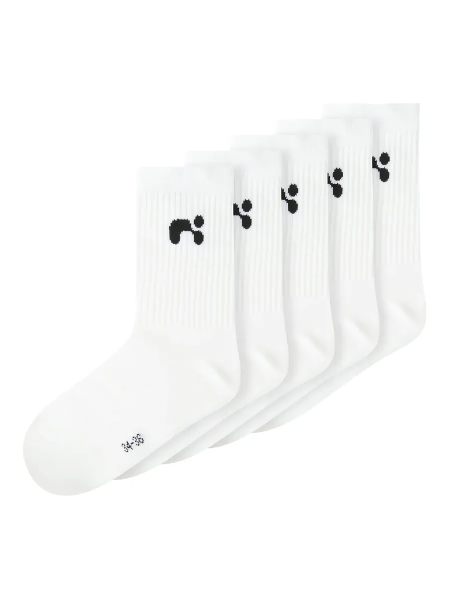 Носки Name It "NKNLARIS 5P SOCK NOOS" (упаковка, 5 пар), белый
Носки Name It "NKNLARIS 5P SOCK NOOS" (упаковка, 5 пар), белый